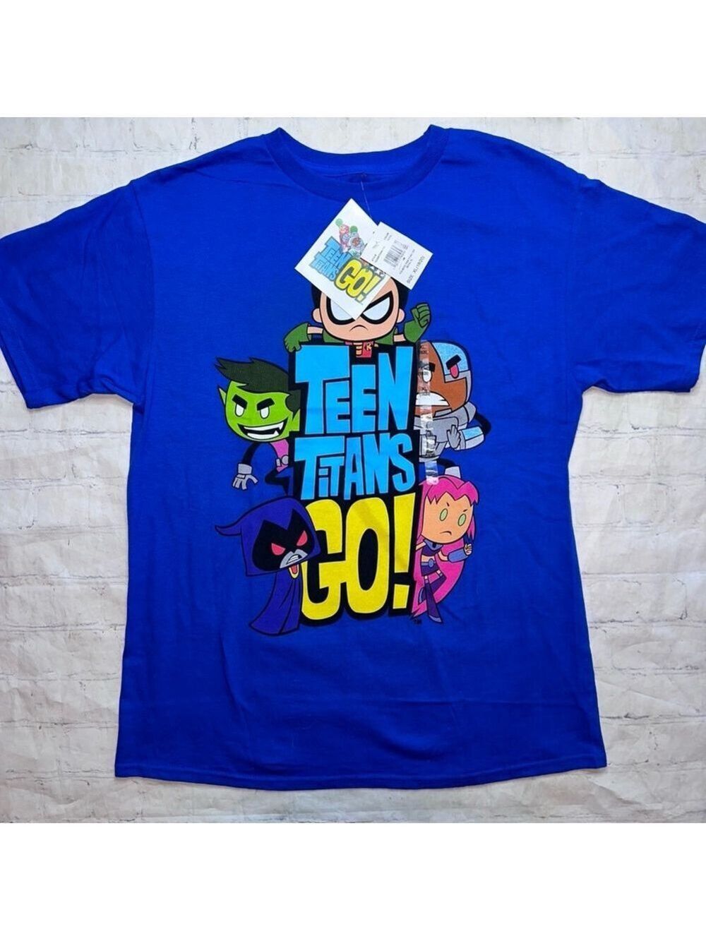 NWT Kids Size XL (18/20) DC Comics Warner Bros Teen Titans Go SS Graphic TShirt